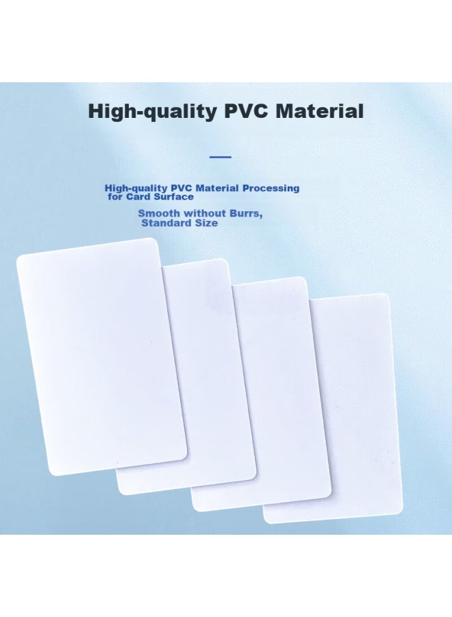 Realand Access Card Ic Card White Card Consumption Card Ic Card Attendance Card Canteen Card Elevator Card Community Access Card, 25 Pieces/box - Image 1