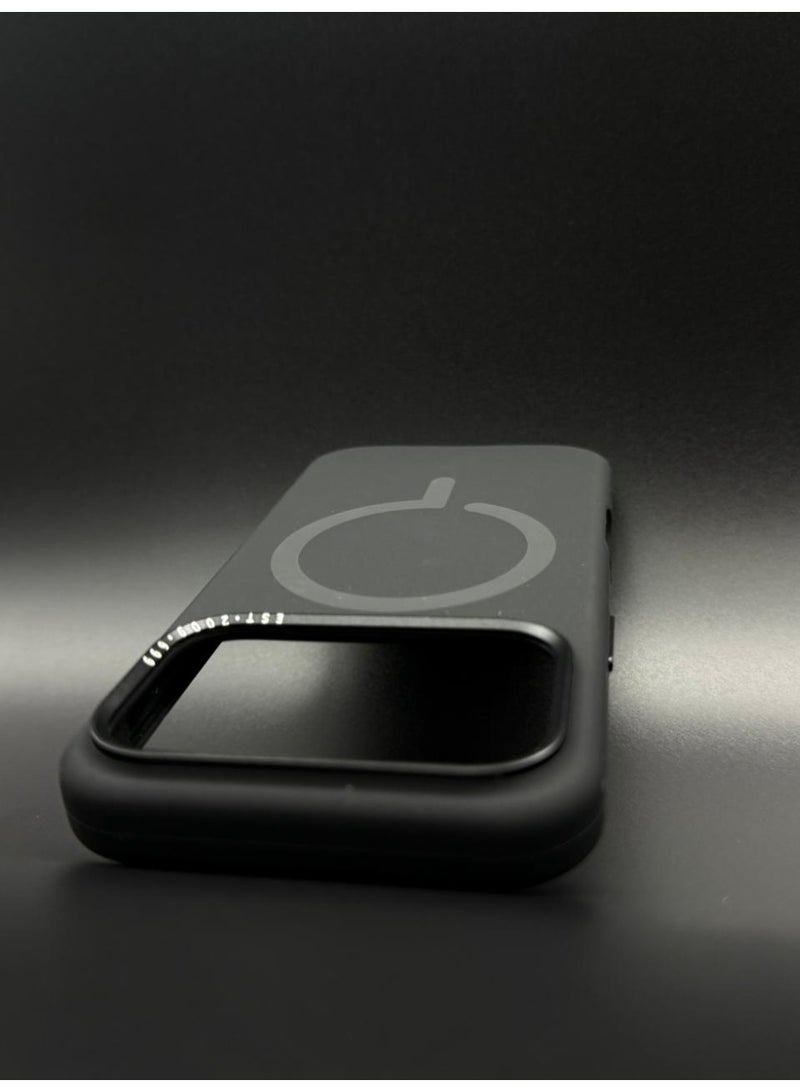 general Premium Silicone MagSafe Case for iPhone 17 Pro – Slim, Shockproof, Magnetic Wireless Charging Compatible Protective Cover (Black) - Image 5