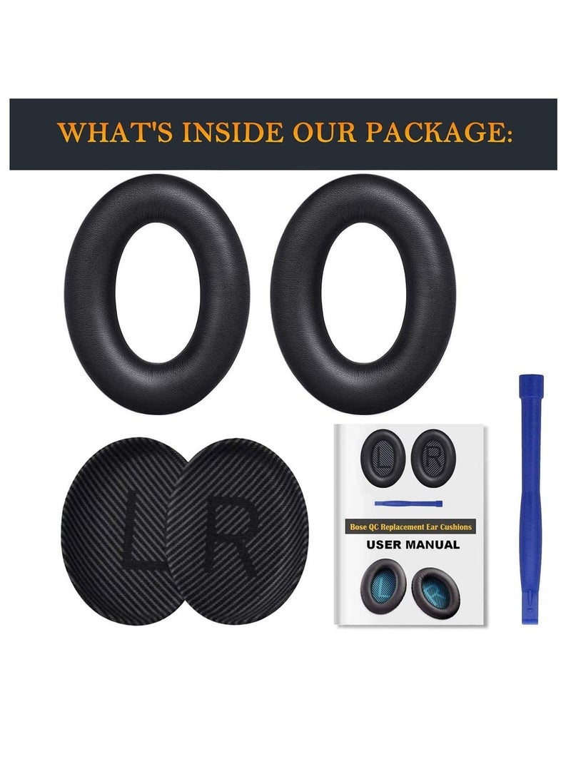 SYOSI Ear Pads Cushions Earpad Compatible with Bose QuietComfort Headset QC2 QC15 QC25 QC35 AE2 AE2i AE2 AE2-W, Ear Pads Cushions Replacement - Image 2