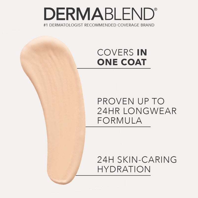 Dermablend كونسيلر ديرمابلند كوفر كير، كونسيلر مكياج تغطية كاملة ومصحح لدوائر تحت العين، حب الشباب والبقع - Image 2