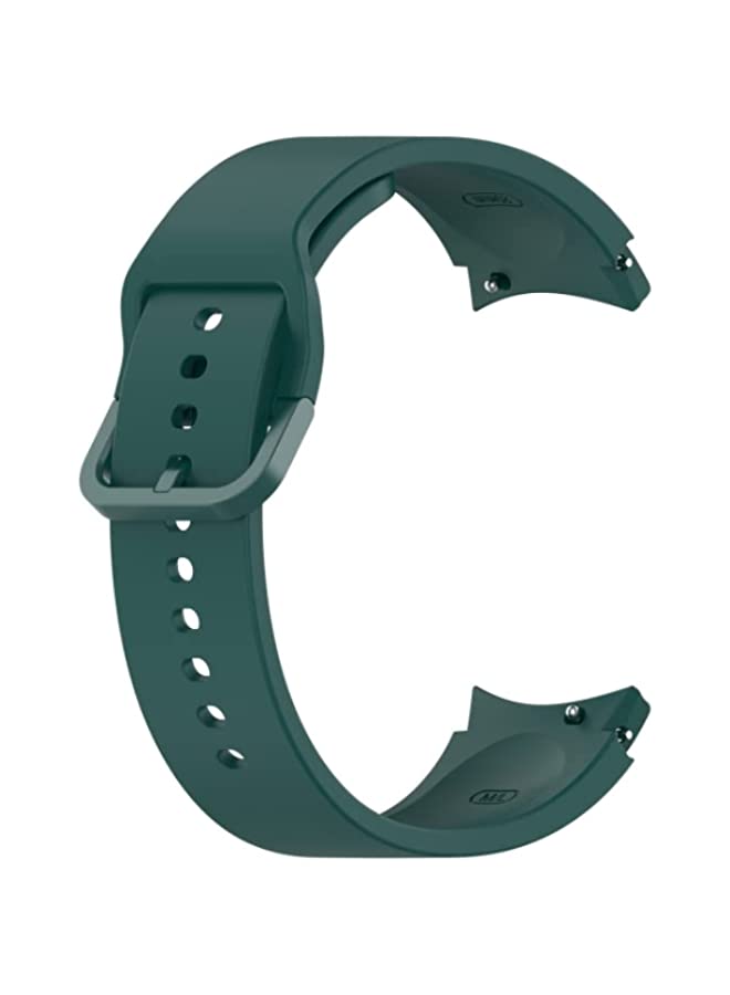 HuHa Band For Samsung Galaxy Watch 5 40mm Official Silicone Watch Band, Size:L Dark Green - Image 2