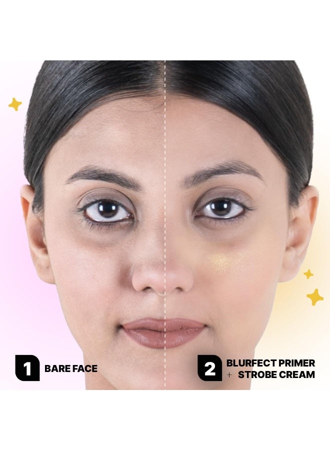 So True Sotrue Blurify Face Primer 15g + Strobe Cream 30g Gold Combo | Smooth Makeup Base & Radiant Glow | Hydrating, Lightweight & Non-Sticky | For All Skin Types - Image 2