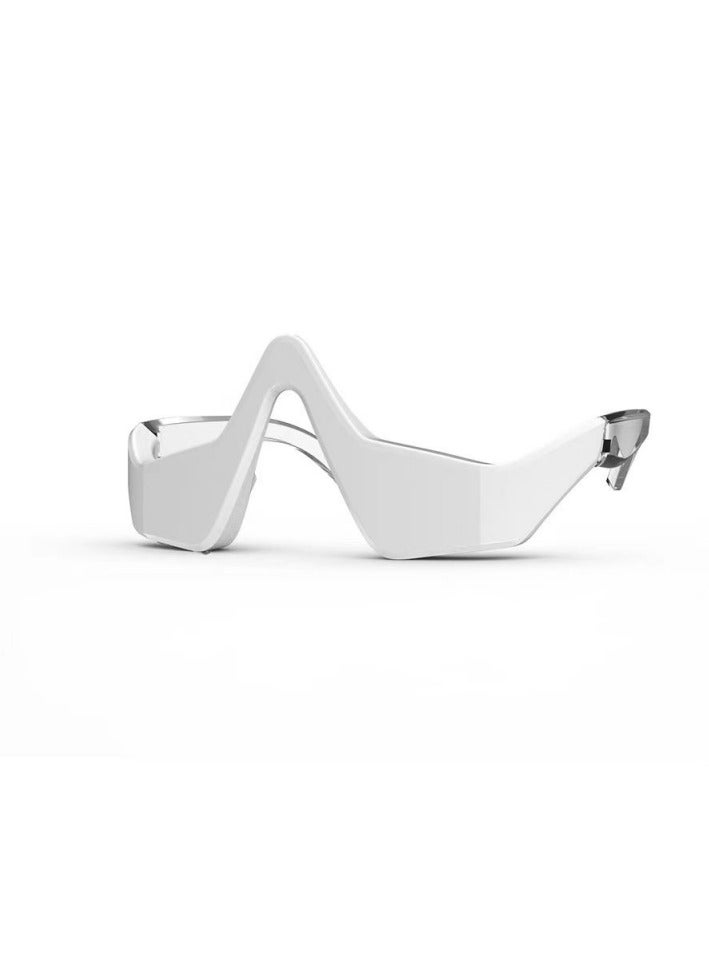 M MIAOYAN Microcurrent Eye Red Light Massager, Skin Care Red Light Therapy Glasses Specialized for Dark Circles and Eye Bags, Premium Beauty Device for Eliminating Dark Circles, Puffiness and Wrinkles, Universal Size  - Image 1