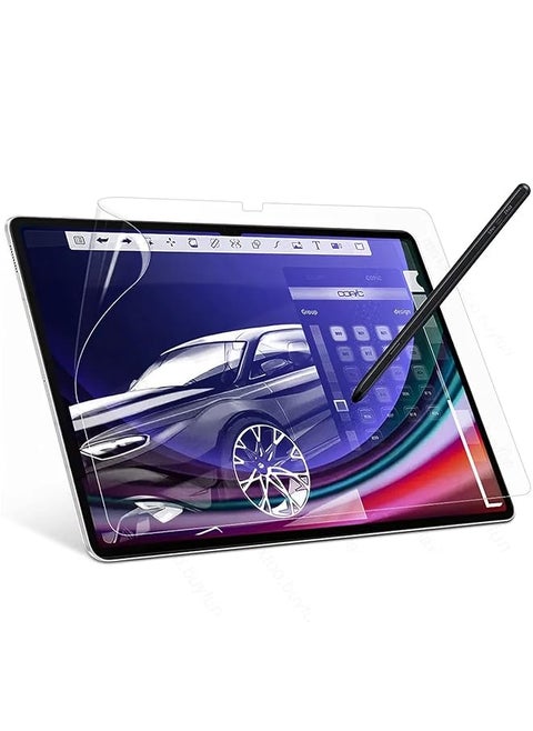 2Pcs Paper Feel Compatible With Samsung Galaxy Tab S9 Plus Tab S9 Plus Paper Screen Protector 12.4 Inch 2023 Release Like Paper Write Draw Soft Film Anti Scratch No Bubble 12.4 Inch