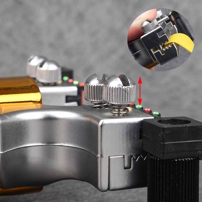 Marksman ® Strong Anti-Slip Design Double Screw Resin Slingshot for Outdoor Target Practice (Black Resin Double Screw Slingshot) - Image 4