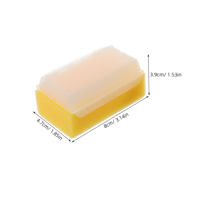 2pcs Sensory Training Device Soft Bristle Bath Scrubber Brush for Boys and Girls - Image 3