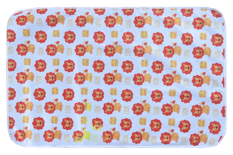 Aazeem New Born Baby Polyster Sheets Waterproof | Bed Protector Baby Dry Sheet | Baby Dry Mats Waterproof and New Baby Born Product |Pack of 4 |Purple | - Image 4