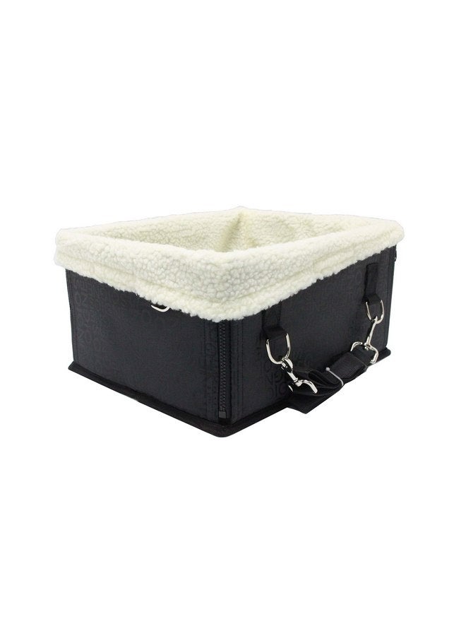 FixtureDisplays FixtureDisplays® Pet Dog Cat Seat Booster Car Carrier Bag Pet Travel Messenger Tote Soft Kennel 12235-BLACK - Image 1