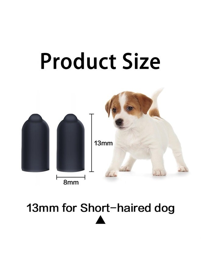Sliverdew Shock Collar Rubber Tips for Dog,24 Pieces Column Conductive Rubber Sleeve Prong Collar Cover Training Collar Replacement Parts for Dog Shock Collar Prongs or Anti Bark Collars (13 mm) - Image 2