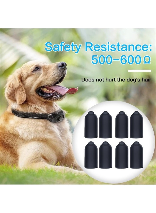 Sliverdew Shock Collar Rubber Tips for Dog,24 Pieces Column Conductive Rubber Sleeve Prong Collar Cover Training Collar Replacement Parts for Dog Shock Collar Prongs or Anti Bark Collars (13 mm) - Image 5