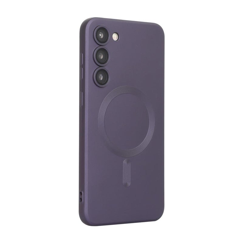 ENKAY For Samsung Galaxy S24 5G Magsafe Matte Tpu Phone Case With Lens Film(Purple) - Image 1