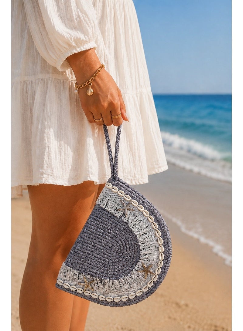 LIFESTYLISH Handbags Summer with a semi-circular design ZK-2 - Grey - Image 2