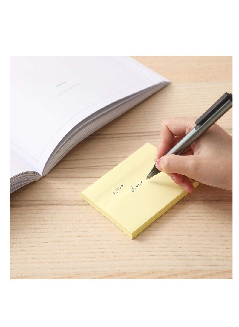 Deli 4-Pad Sticky Notes 3x4 Inch Size Yellow Colour - Image 3