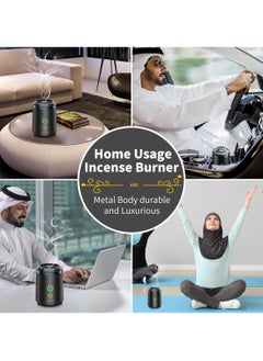 Bukhoor New Style Mini Car USB Type-C Power Rechargeable Incense Burner  - Image 3