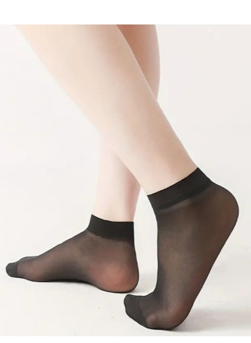 Lana A pack of 5 pairs of comfortable, lightweight socks, almost invisible, truly hidden socks with a low cut. - Image 1