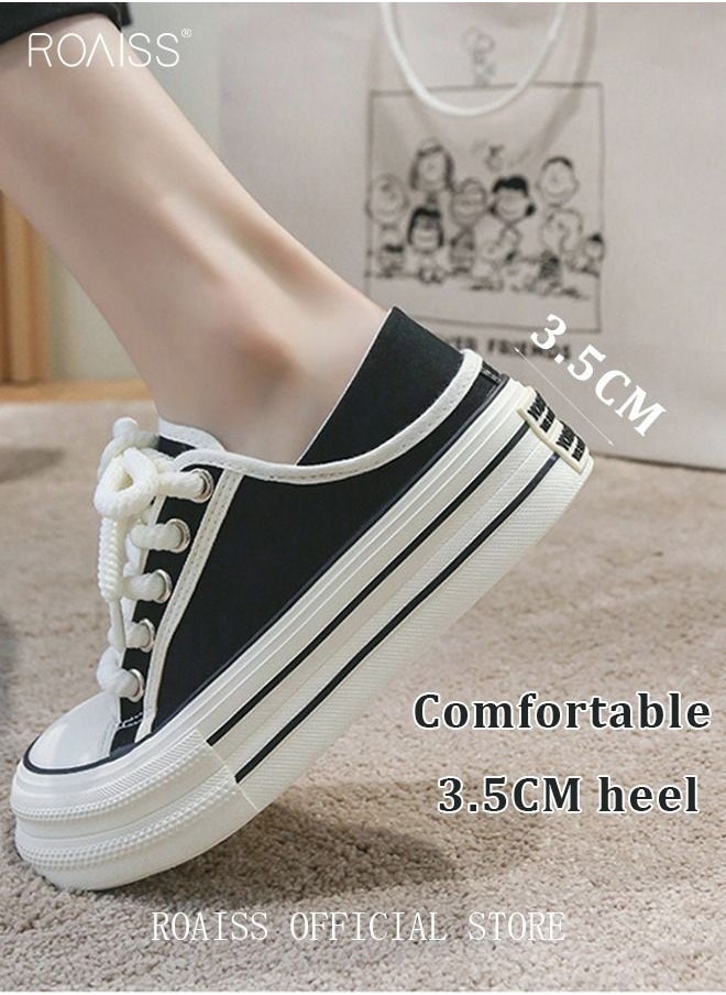 Ladies Canvas Shoes Casual Shoes Sports Breathable and Wear-Resistant Street Style Low-Top Sneakers Women's Fashion All-Match Two-Wear Canvas Shoes - pzsku/ZF1339C330CD3AAEF76F2Z/45/_/1691638944/2995becd-6294-4cfd-a701-230b306d7abe