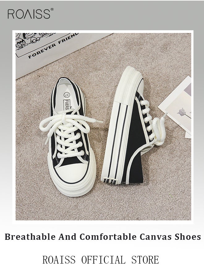 Ladies Canvas Shoes Casual Shoes Sports Breathable and Wear-Resistant Street Style Low-Top Sneakers Women's Fashion All-Match Two-Wear Canvas Shoes - pzsku/ZF1339C330CD3AAEF76F2Z/45/_/1715583121/4793b569-b32e-4cb0-93e9-9b9fb95b5e49