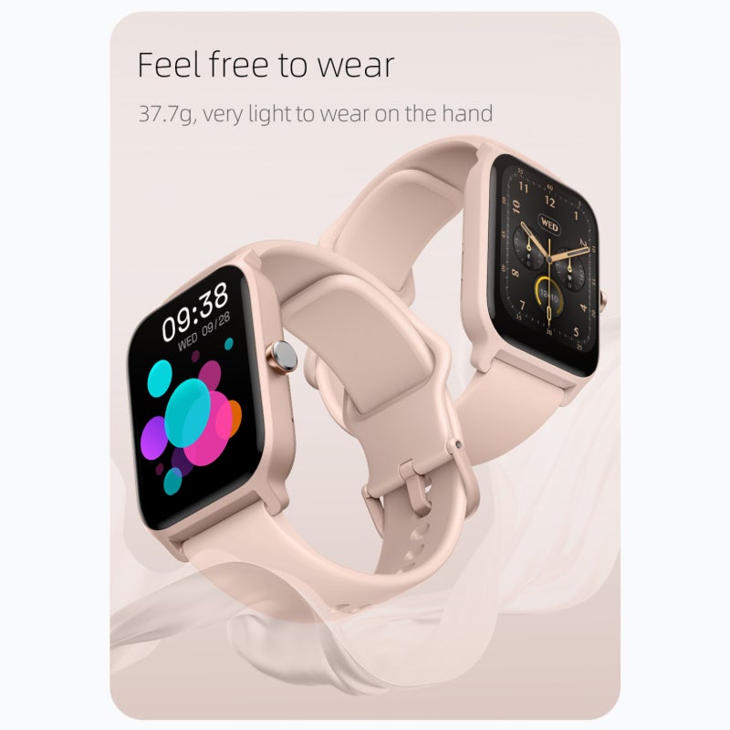 IDW13 Smart Watch 1.8″ Screen BT Call Compatible with iOS 9.0+ / Android 6.0+ Voice Heart Rate Blood Oxygen Stress Sleep Monitor IP68 Grade Water - Image 4