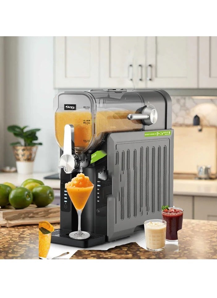 Slush Ice Maker-HRX, 4 Modes, 180W Commercial Frozen Drink Machine with Smart Panel, 1.8L Capacity