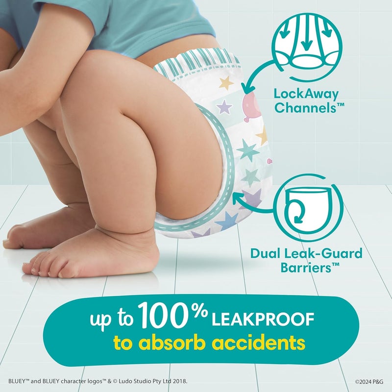 Pampers Easy Ups Training Pants Boys and Girls, 3T-4T, 124 Count - Image 3