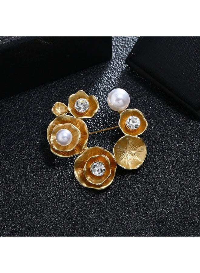 KUYING Fashionable And Elegant Charm Pearl Brooch 