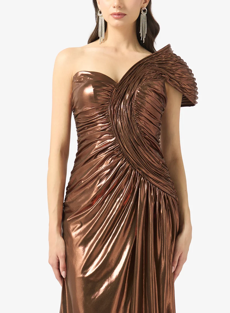 Little Mistress  Choc Metallic Maxi for Women | Best Price UAE