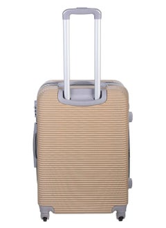 Big Boss Fiber Trolley Travel Bag, 24 Inch - Beige  - Image 3