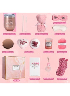 ZCM-HAPPY Elegant Gift Box for Women - Premium Special Occasion Bath Care Gift Set with Thoughtful Surprises  - Image 4