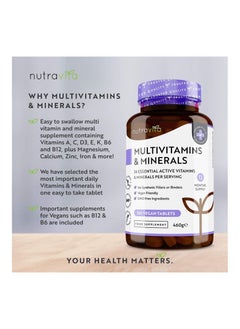 Nutravita Multivitamins and Minerals 365 Vegan Multivitamin Tablets Multivitamin Tablets  - Image 2