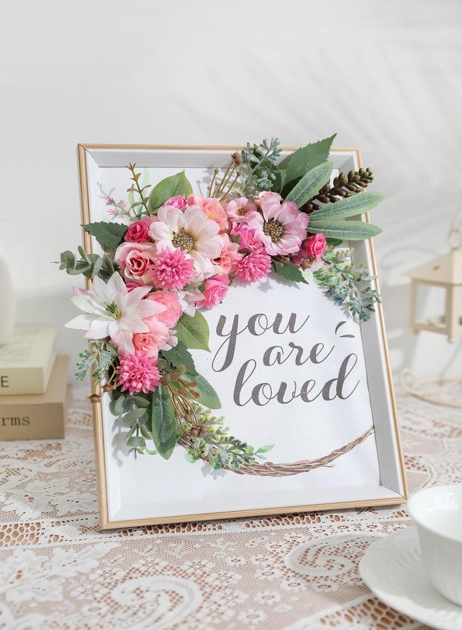 Serra Flora Faux Flower Heads Mini Artificial Flower Heads Fake Flowers Multicolor Small Silk Daisy Peony Flower Heads for Craft Garland Wedding Party DIY Home Decoration - Image 5
