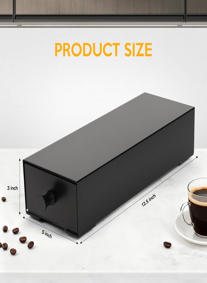 Flyisland K Cup Coffee Pod Holder Drawer,Single Serve Coffee Pods Drawer K Cup Organization Storage Drawer Pod Organizer Countertop Organizer Holds up to 12 Pods (12 Pods) - Image 2