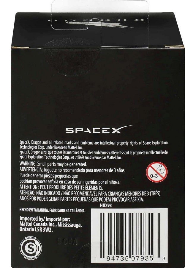 MATCHBOX Matchbox SpaceX Dragon Spacecraft, Premium Die-Cast Replica Vehicle with Collectable Packaging - Image 5