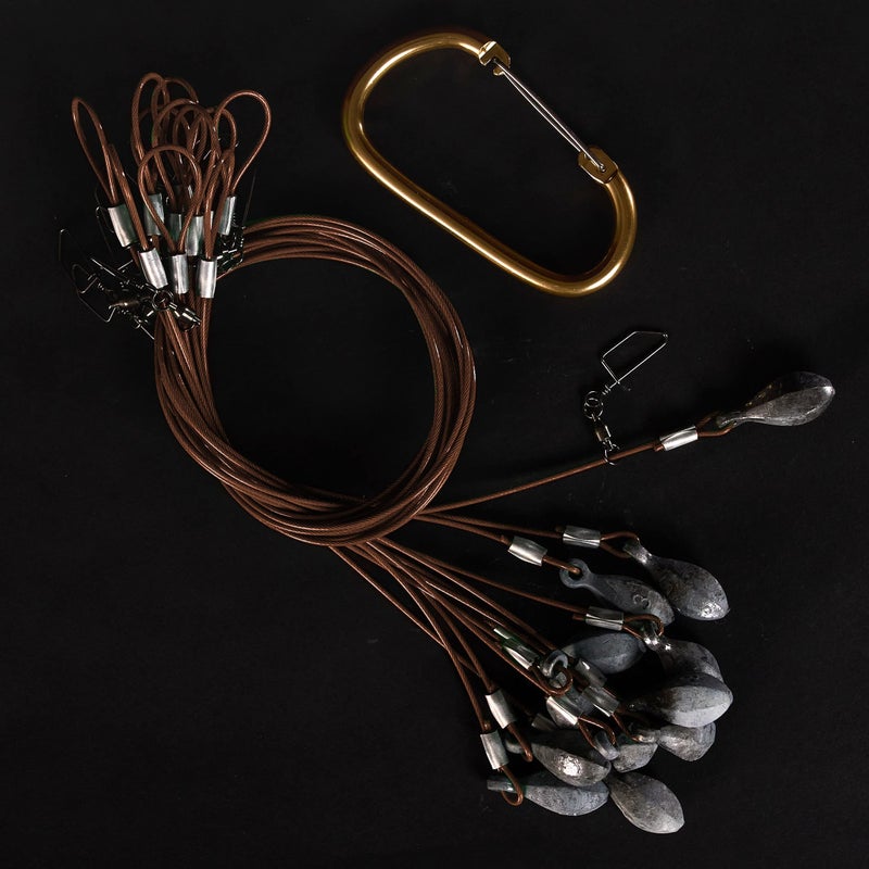 Lifetime Heyday Outdoors Duck Decoy Rig | 2.5ft 3oz Tangle-Free PVC-Coated Cable & Weights | Texas Decoy Rig Built for Duck Hunting - Image 2