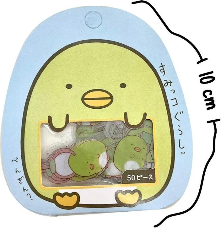 Kağıt Gemi Dükkan Paper Ship Shop Cute Sumikko Gurashi Sticker Blue Package -Stickers -Bullet Journal-Notebook Decoration