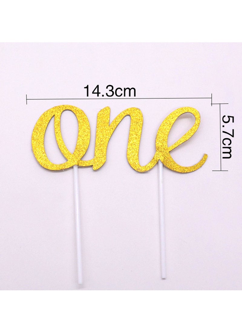 1st BIRTHDAY DECORATIONS for Girl Pink Theme Kit Set- Baby Girl One Birthday Party,Cake Topper Flower Crown Tiara Cap Headband Paper Tassel happy birthday Banner, Fiesta Pink Hanging Paper Fan Flower - Image 5