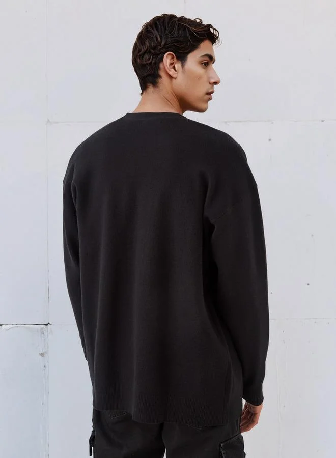 Splash FAV BLACK Men Shawl Cardigan for Men | Best Price UAE