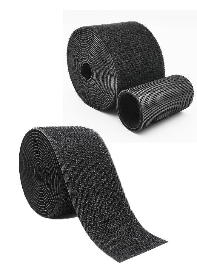 Generic Self Adhesive Back Velcro Tape, Durable Hook Loop Tape, Sticky Hook And Loop Strip Tape, Heavy Duty Reusable Double Sided Adhesive Back Fastening Tape/12.5mm*1m  - Image 1