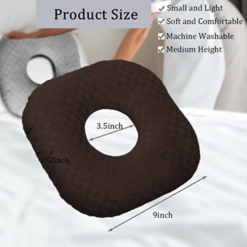 Ear Piercing Pillow with Hole for Cartilage Piercings CNH Support - Image 3