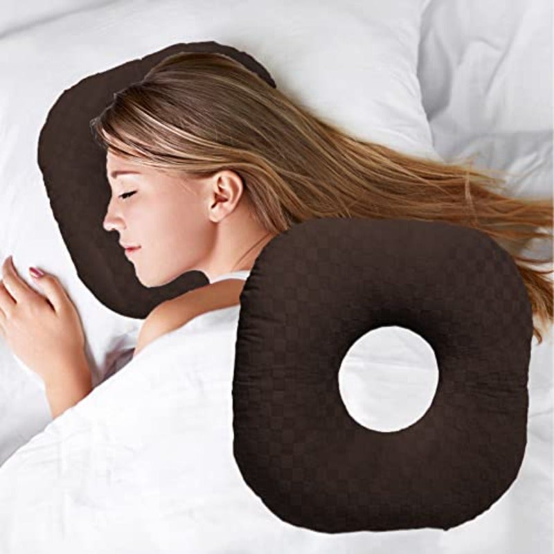 Ear Piercing Pillow with Hole for Cartilage Piercings CNH Support - Image 1