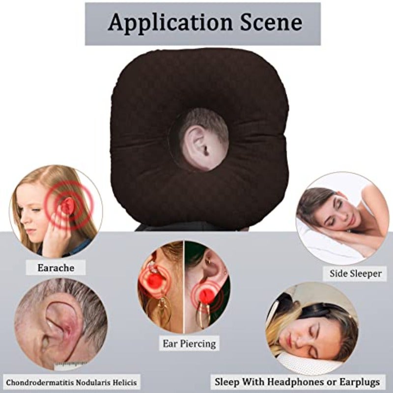 Ear Piercing Pillow with Hole for Cartilage Piercings CNH Support - Image 2