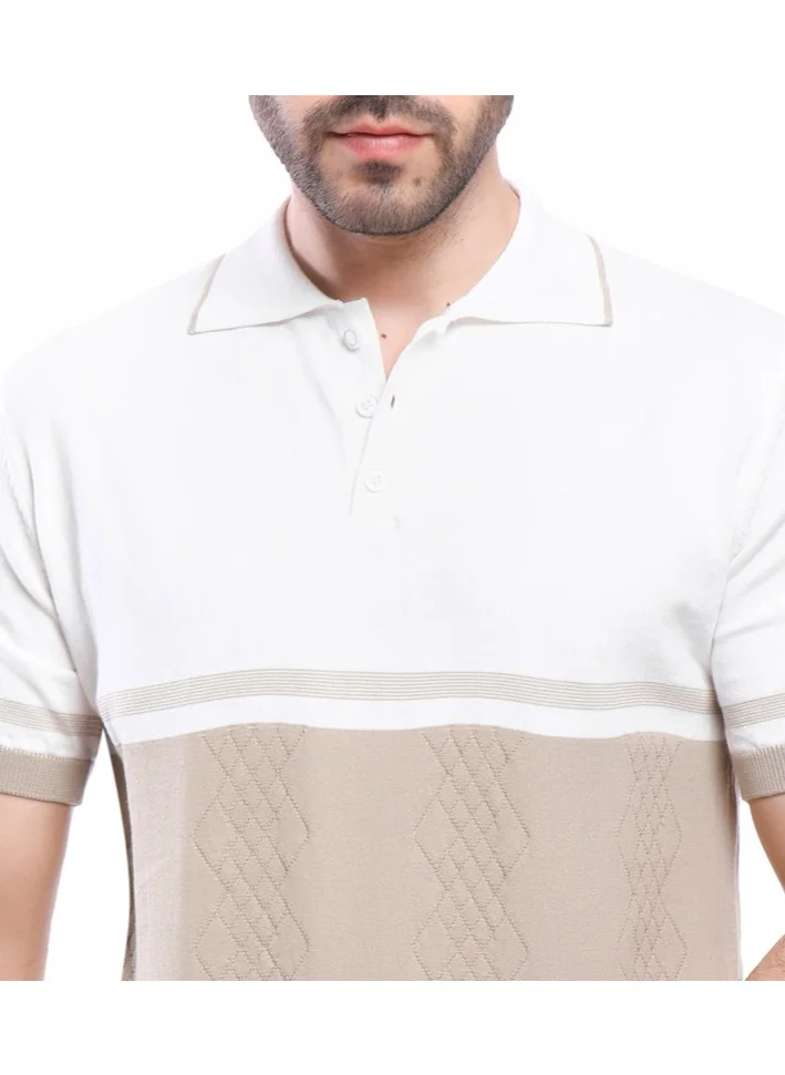 Coup Coup - Woven Polo-Shirt with Short Sleeves