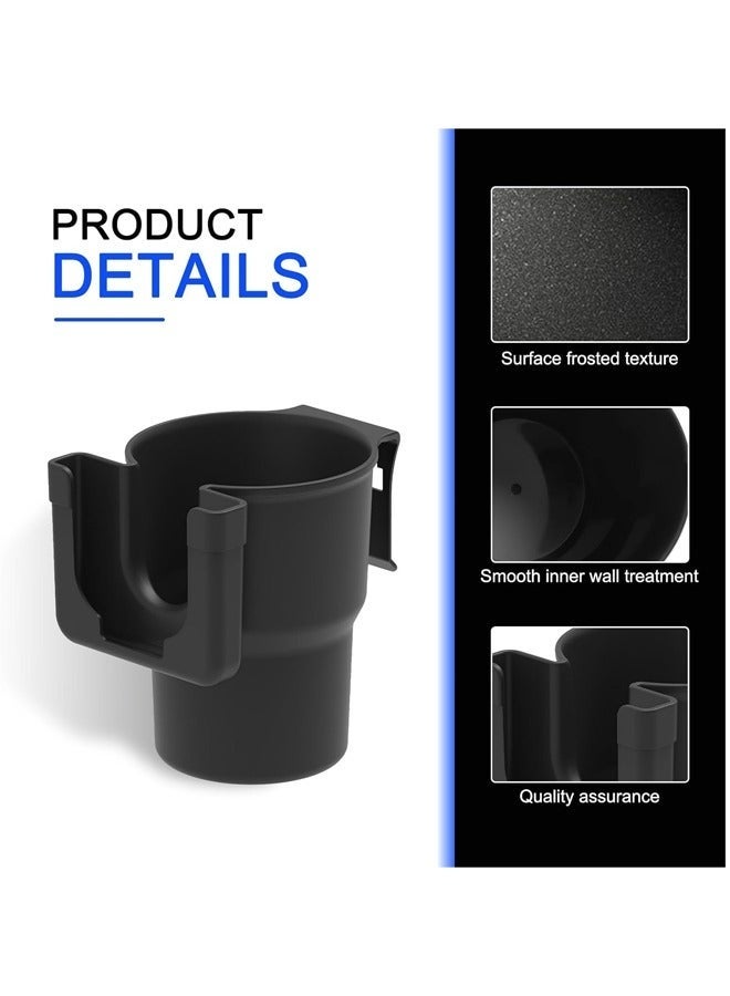 2PCS Car Cup Holder Hook, 2-in-1 Mobile Phone Holder + Drink Holder, Car Door Side/Seat Back/Armrest Box Storage Device - Image 3