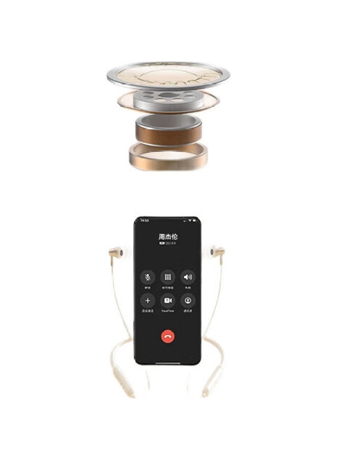 iKF W1 S Neckband Bluetooth Earphones, In-Ear Wireless Sports Earphones, For Running And Gaming, Low Latency, Lossless Sound Quality, Call Noise Reduction, Long Battery Life, Compatible With Phones, Yadian Black - Image 2