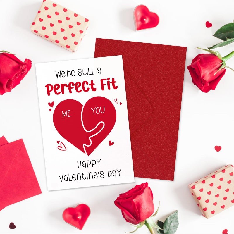 FLYAB Valentines Day Card with Envelope - Funny Valentines Day Cards for Her Him Husband Wife Boyfriend Girlfriend Romantic Anniversary Birthday Gift for Women Men Couple - Image 3