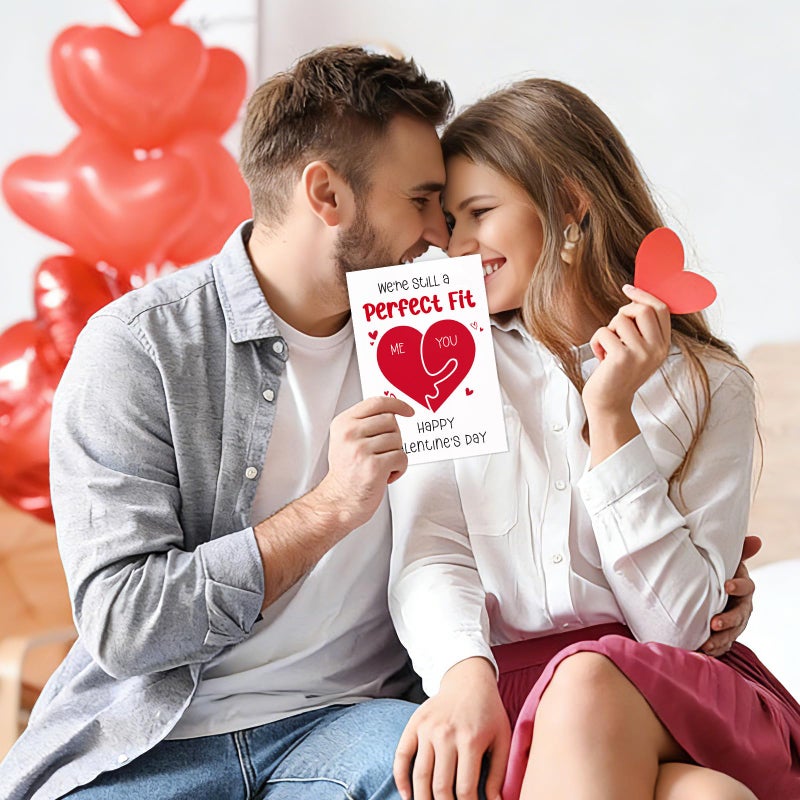 FLYAB Valentines Day Card with Envelope - Funny Valentines Day Cards for Her Him Husband Wife Boyfriend Girlfriend Romantic Anniversary Birthday Gift for Women Men Couple - Image 2