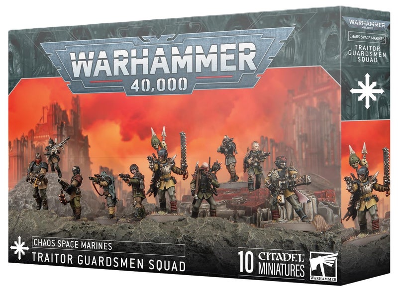 Games Workshop Warhammer 40k: Chaos Space Marines - Traitor Guardsmen Squad