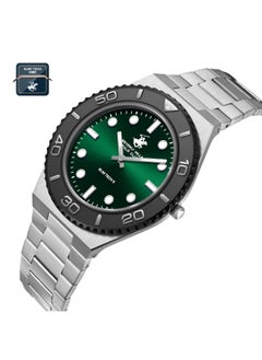 BEVERLY HILLS POLO CLUB BEVERLY HILLS POLO CLUB Men's Analog Dark Green Dial Watch - BP3714X.370  - Image 2