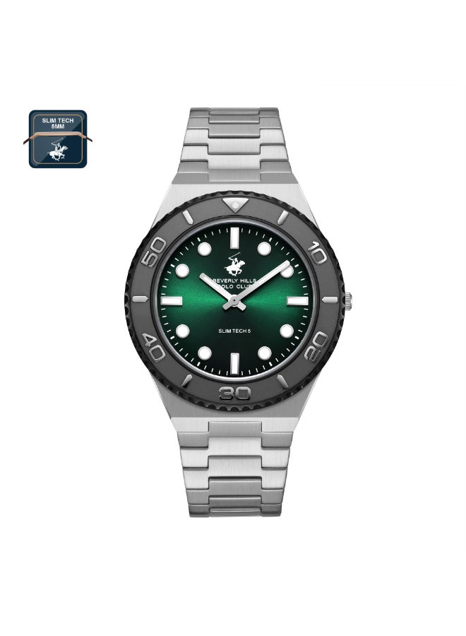 Men'S Analog Dark Green Dial Watch - Bp3714X.370