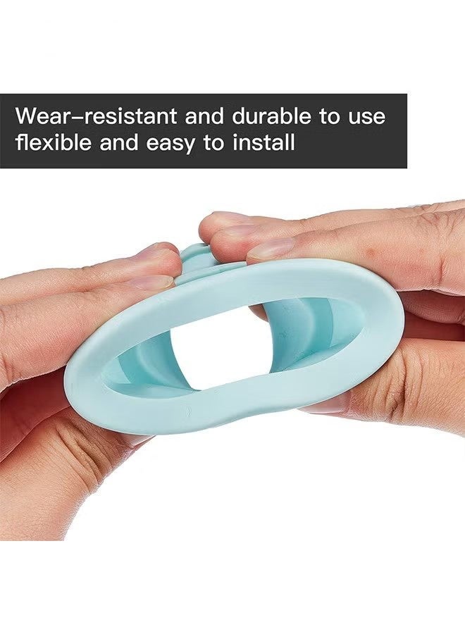 واي جيه 4-Piece Sewer Odor Seal Plug - Silicone Pipe Seal Plug - Washing Machine Drain Seal - Bathroom Kitchen Laundry Room Access Seal, Pink, White, Green, Blue - Image 3