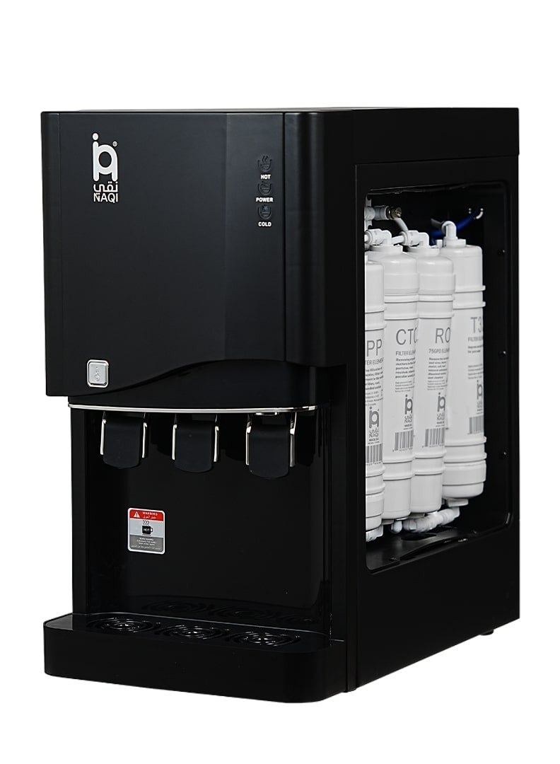 NAQI Water Dispenser Self-Filling with Built In 4 Stage RO Filter Hot & Cold Water Cooler,  & Powerful Pump - Image 1